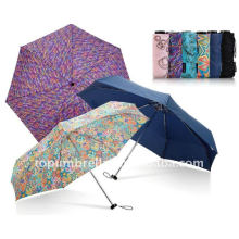 Square mini mini 5 paraguas plegable
